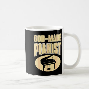Faith-based Pianist Christian Music Inspiration  Coffee Mug