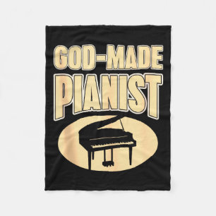 Faith-based Pianist Christian Music Inspiration Ta Fleece Blanket