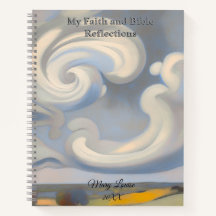 Faith & Bible Verse Reflection Spiral Notebook