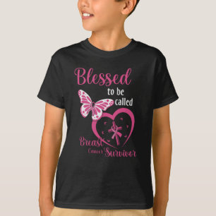 Faith Blessed To be called Breast Cancer Survivor T-Shirt