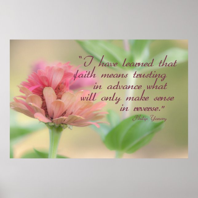 Faith Botanical Poster (Front)