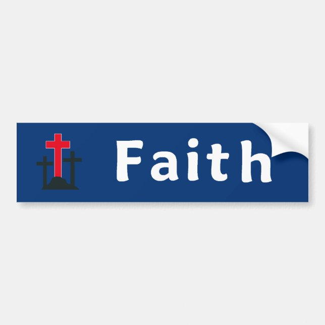 FAITH Bumper Sticker (Front)