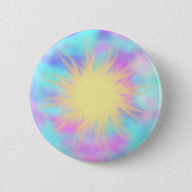 Faith ~ Burst 2 Inch Round Button (Front)