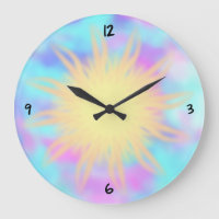 Faith ~ Burst Large Clock