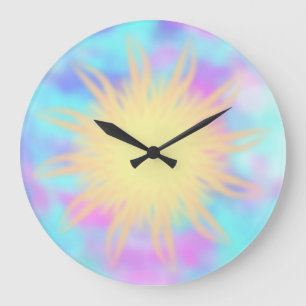 Faith ~ Burst Large Clock