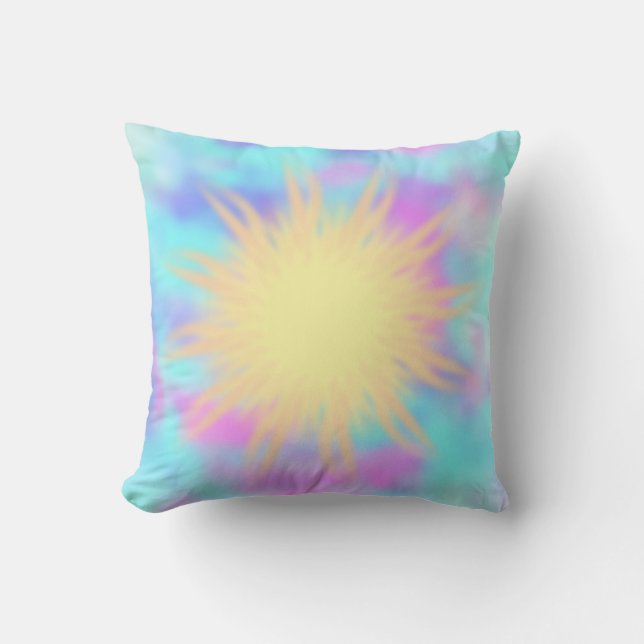 Faith ~ Burst Throw Pillow (Front)