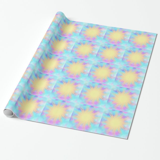Faith ~ Burst Wrapping Paper (Unrolled)