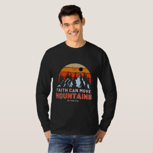 Faith Can Move Mountains Bible Men's T-Shirt