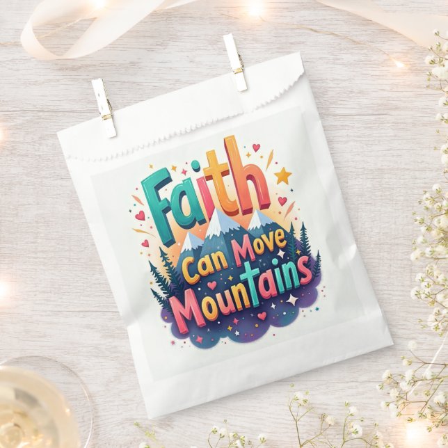 Faith Can Move Mountains Favour Bag (Clipped)