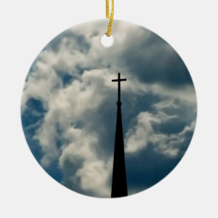 Faith Ceramic Ornament