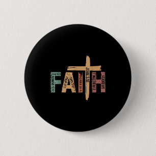 Faith Christian Inspirational Bible Verses Religio 2 Inch Round Button