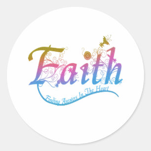 Faith Classic Round Sticker