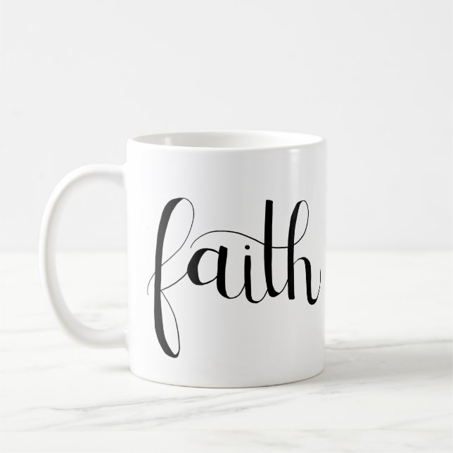 Faith Coffee Mug (Left)