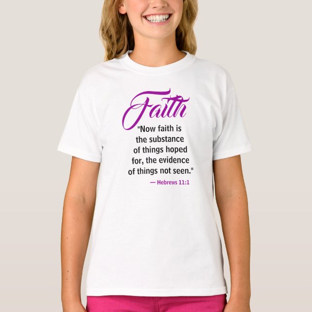#FAITH Collection Scripture T-Shirt (Front)