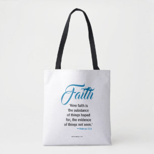 #FAITH Collection Scripture Tote Bag