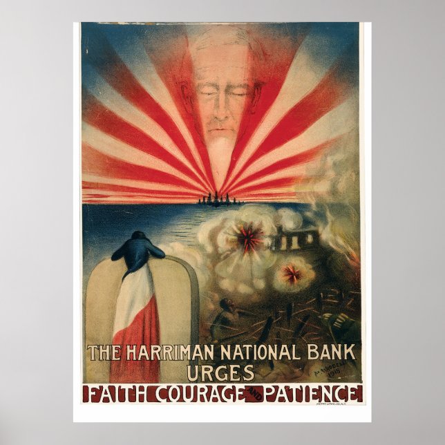 Faith Courage Patience Poster (Front)