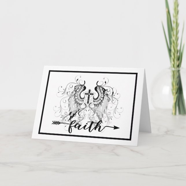 Faith  cross  card (Front)