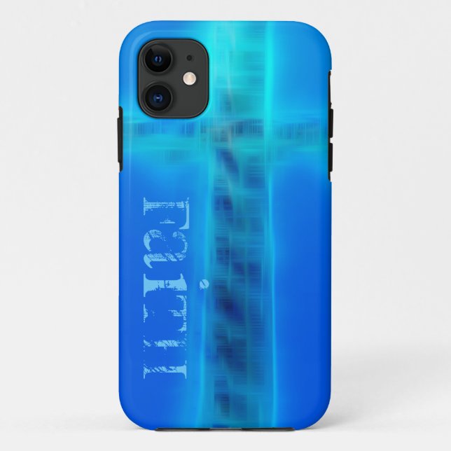 Faith Cross Case-Mate iPhone Case (Back)