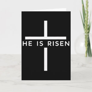 Faith Cross Jesus Resurrection Christians  Card