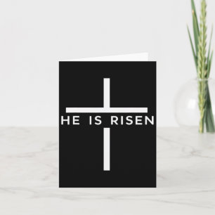 Faith Cross Jesus Resurrection Christians  Card