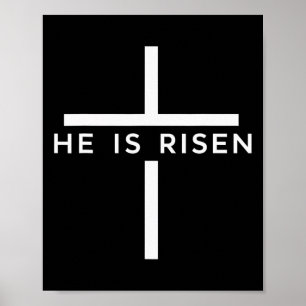 Faith Cross Jesus Resurrection Christians  Poster