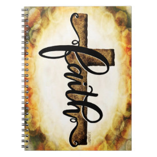 Faith Cross Pretty Modern Inspirivity Notebook