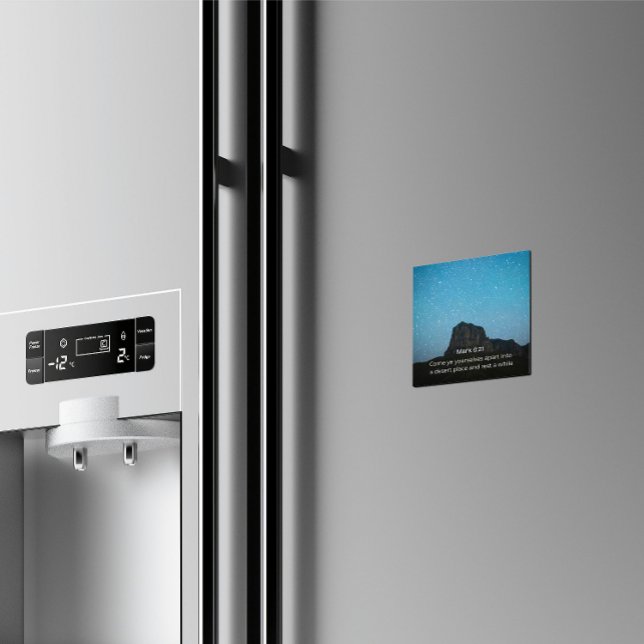 Faith Desert Collection – Mark 6:31 Magnet (Creator Uploaded)