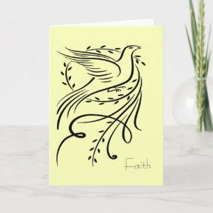 Faith Dove Greeting Card