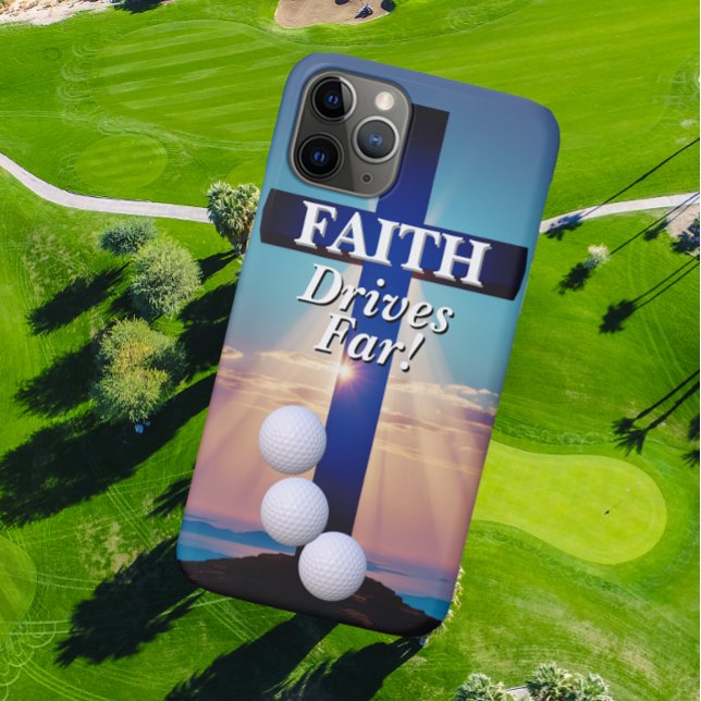 Faith Drives Far Golf  Case-Mate iPhone Case (Creator Uploaded)