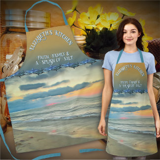 Faith, Family & a Splash of Salt 0735 Apron