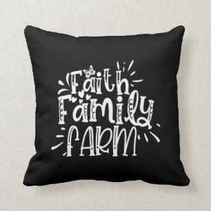 faith family farm throw pillow