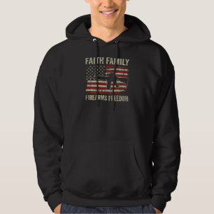 Faith Family Firearms Freedom Christian Ar15 Usa Hoodie