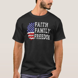 Faith Family Freedom Usa T-Shirt