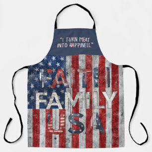 Faith Family USA Customizable Apron