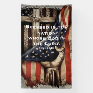 Faith‑Filled American Blessing Banner