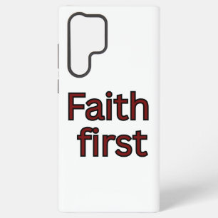 Faith first-religious saying samsung galaxy case