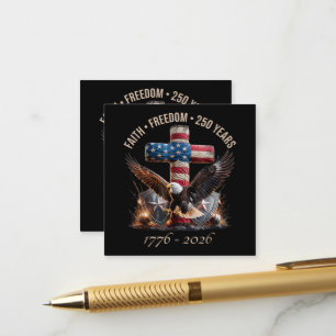Faith Freedom 250 Years Enclosure Card
