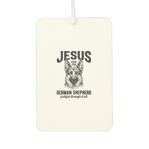 Faith German Shepherd Shirt for Christian Dog Love Air Freshener