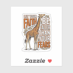 Faith Giraffe Vintage Inspirational Shirt Design_1