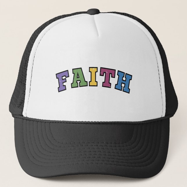 Faith Good Friday Easter  Trucker Hat (Front)