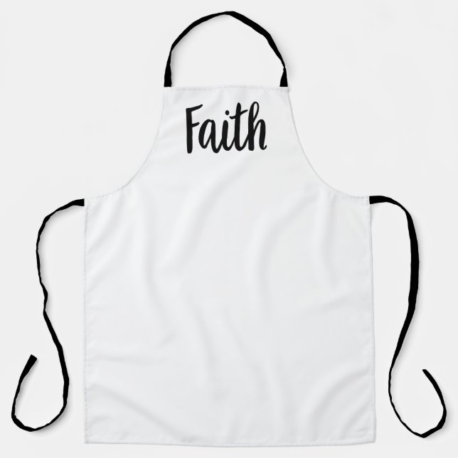 Faith Gospel Graphics Faith Art Aesthetic Christia Apron (Front)