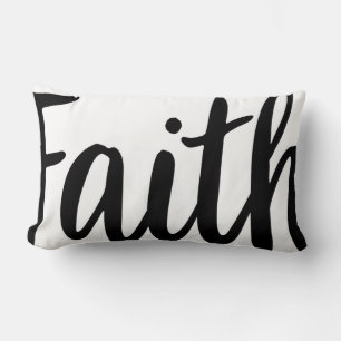 Faith Gospel Graphics Faith Art Aesthetic Christia Lumbar Pillow