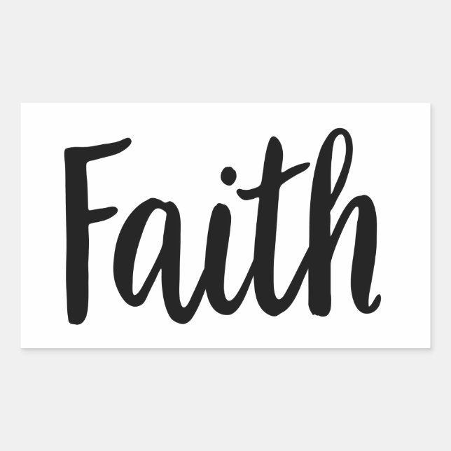 Faith Gospel Graphics Faith Art Aesthetic Christia Sticker (Front)