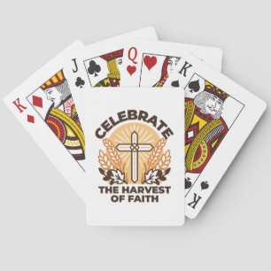 Faith Harvest Celebration – Inspirational Art Playing Cards