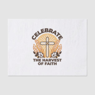 Faith Harvest Celebration – Inspirational Art Tissue Paper