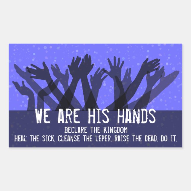 Faith.Healing.Heal the Sick.Spirit Filled.Anointed Sticker (Front)