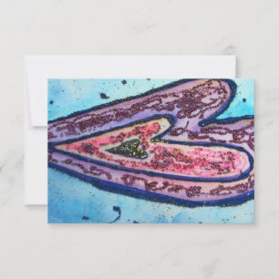 Faith Hearts Custom Petite invitation ou Invitatio