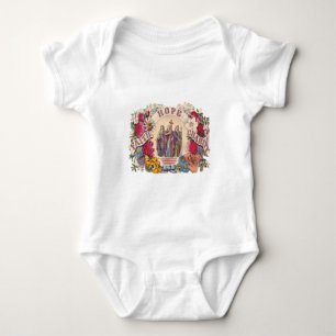 Faith, Hope and Charity Theological virtues Baby Bodysuit