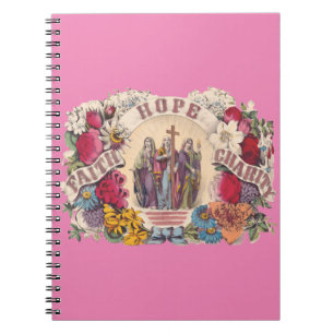 Faith, Hope and Charity Theological virtues Notebook
