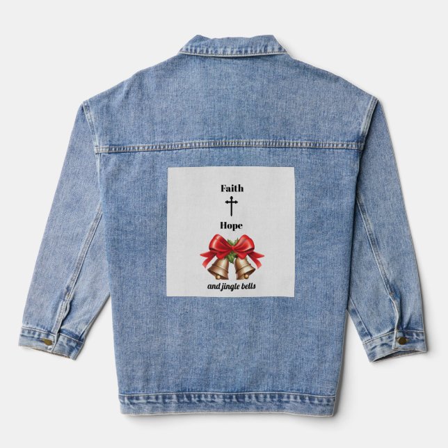 Faith, Hope, and Jingle Bells Christmas  Jacket (Verso)